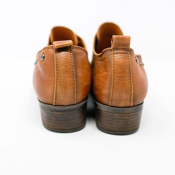 Pikolino's womens ankle bootie boots shoes 41 9.5/10 brown studs - Picture 11 of 13